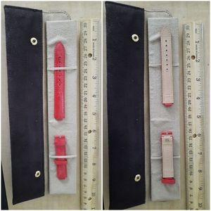 LV Tambour red watch strap